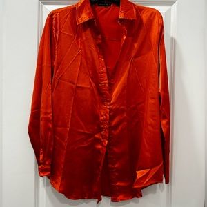 Over size button down shirt from Pretty Little Things